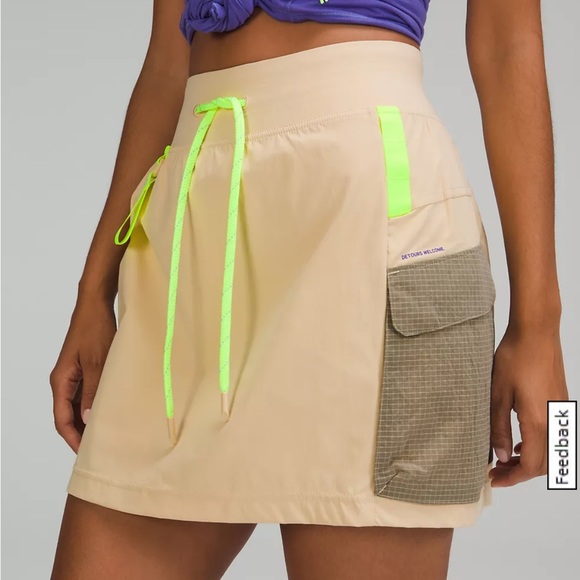 Lululemon Multi-pocket Cargo Highrise Hiking Skirt/Skort - Picture 3 of 9